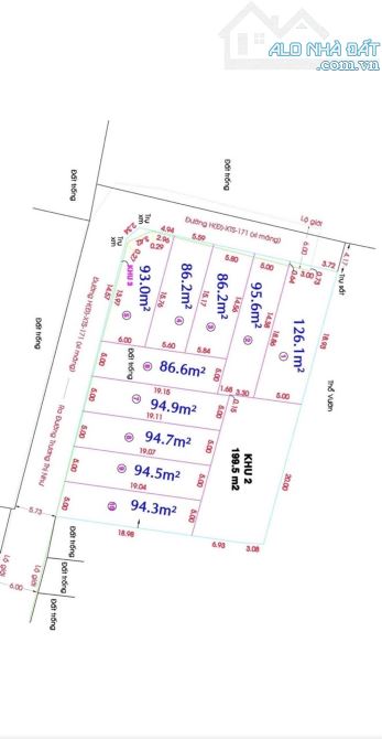 Bán 2 lô đất liền kề số 9 &10 thuộc xã Xuân Thới Sơn 95m², sổ hồng riêng, 100% thổ cư, đườ - 8