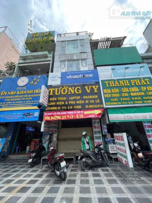 BÁN NHÀ MẶT TIỀN 538 ĐƯỜNG 3 THÁNG 2 , QUẬN 10. DT: 4x25 , 5 TẦNG , GIÁ BÁN 33 TỶ TL - 1