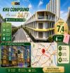 Nhà phố Compound Bcons, an ninh 24/7, Dt 66m2(5x13m), nhận nhà ở ngay, giá chỉ 7,4 tỷ