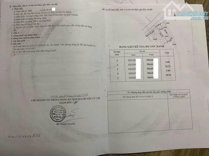 Cần bán gấp căn Nhà cấp 4, 102m2, ở Tân Phú Trung, Củ Chi, giá bán nhanh chỉ 890trieu SHR - 5