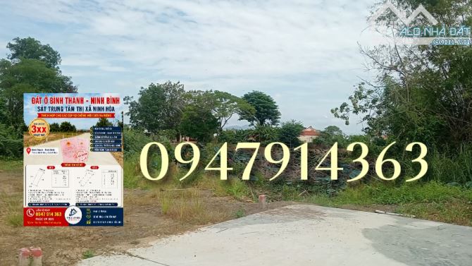 Cc gủi bán lô đất 126m2 full thổ bình thành ninh bình giá 3xxtr