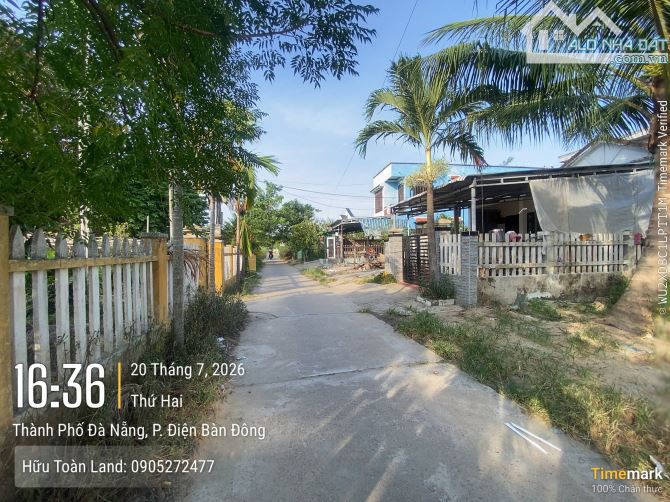 Bán lô đất 175 m2; phường Điện Bàn Đông; cách đường Trần Thủ Độ 450m
