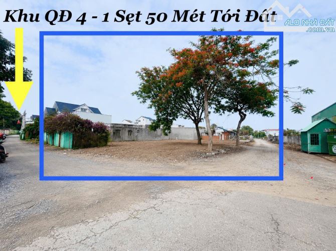 HN017 ( D029 Mã SP )  Bán lô đất biệt thự góc 2 Mt 451 m2 cực đẹp ngay khu KDC QĐ 4 P.Tân