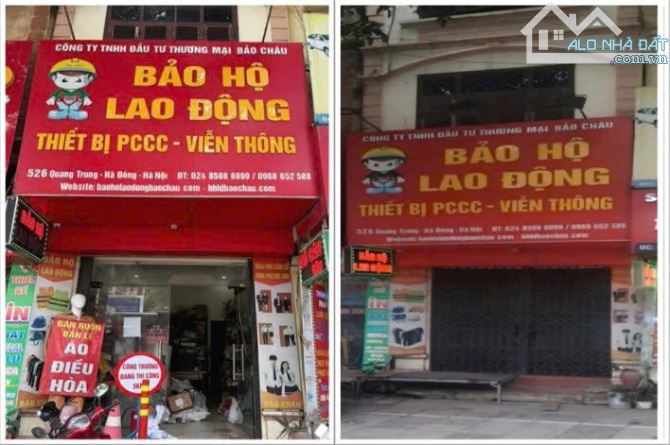 Cho thuê nhà 3,5 tầng mặt phố 526 Quang Trung, Hà Đông,hợp kd nhiều mô hình