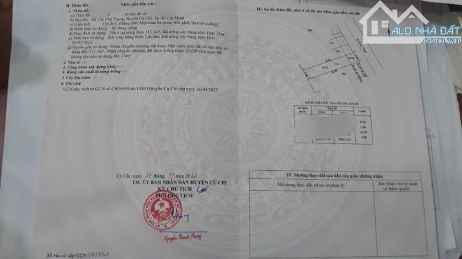 Cần bán nhà đường ô tô rộng ở Củ Chi Tân Phú Trung dt 134m2 Giá 900 Triệu Sổ sách đầy đủ - 7