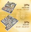 Sun Cora - căn 1PN + 1 - Tầng cao - giá chỉ 2,8 tỷ (53 triệu/m2)