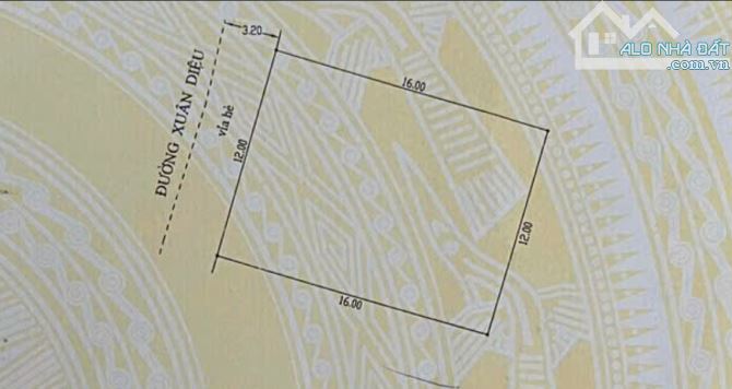Bán Đất đường Xuân Diệu ( Hải Châu) 192m  -Giá 27 tỷ TL