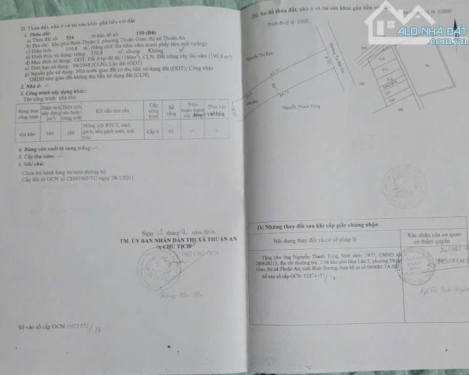 Bán đất thổ cư Thuận Giao Thuận An 940m, phù hợp kho xưởng kinh doanh, chdv , sát Legacy - 5