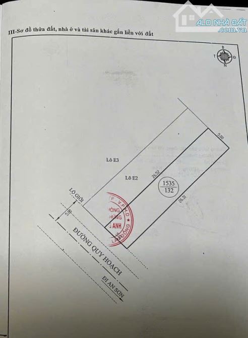 Đất KQH An Sơn 132m2 - 7 tỷ 500 - đường rộng thông hành - GIÁ TỐT NHẤT KHU VỰC 2