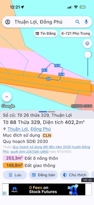 Đất view hồ nghỉ dưỡng Đồng Phú - SHR 400m2 - Giá 390TR - 3