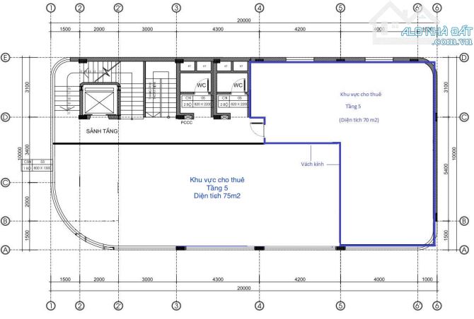 MẶT BẰNG TẦNG 1 MỚI TẠI GÓC NGÃ BA - TÒA NHÀ VTD 200 XUÂN THỦY 4