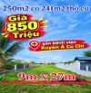 Ngộp Bank Bán Gấp Lô Đất 250m2 Full Thổ Giá 850 Triệu Tại xã Tân Phú Trung - Củ Chi